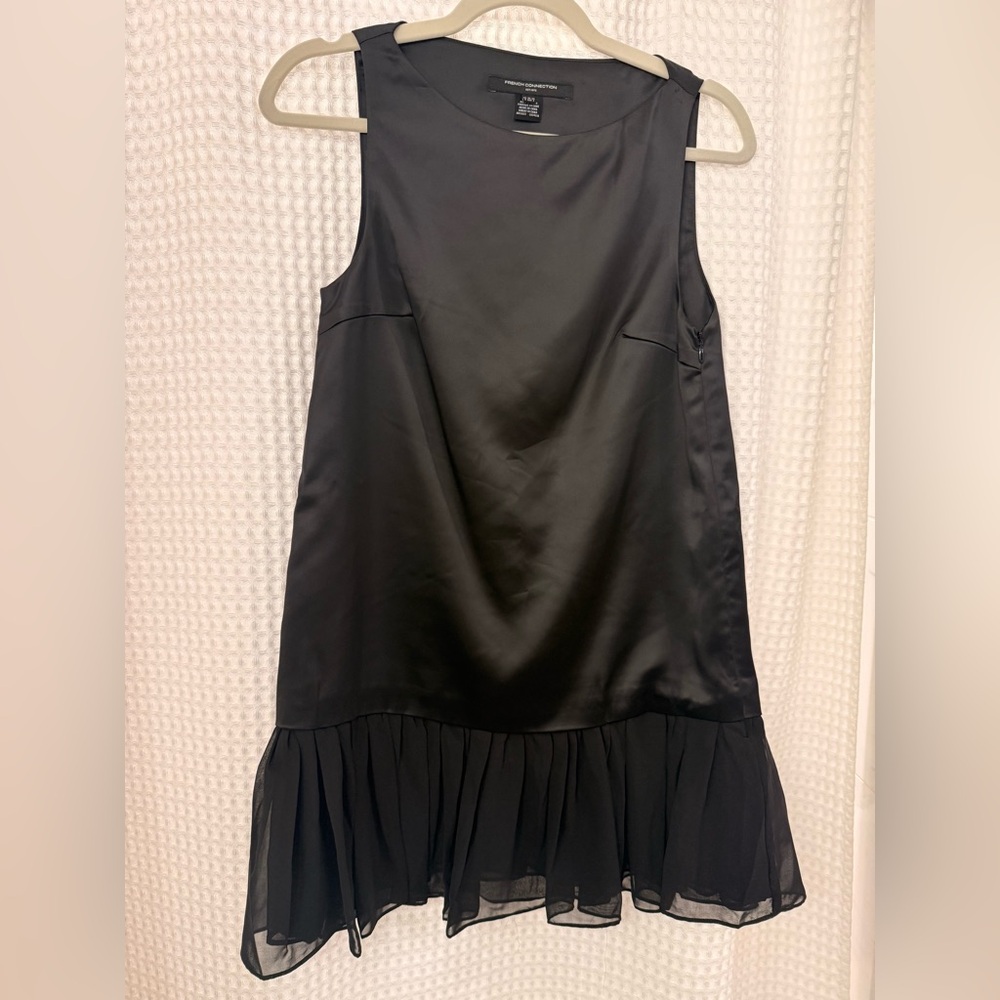 French Connection Marina Slinky Pleated Minidress NWOT size 2